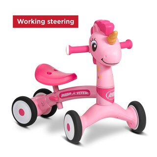 Foto 6 | Montable de Unicornio Radio Flyer Rosa-Venta Internacional