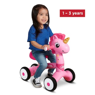 Foto 7 | Montable de Unicornio Radio Flyer Rosa-Venta Internacional
