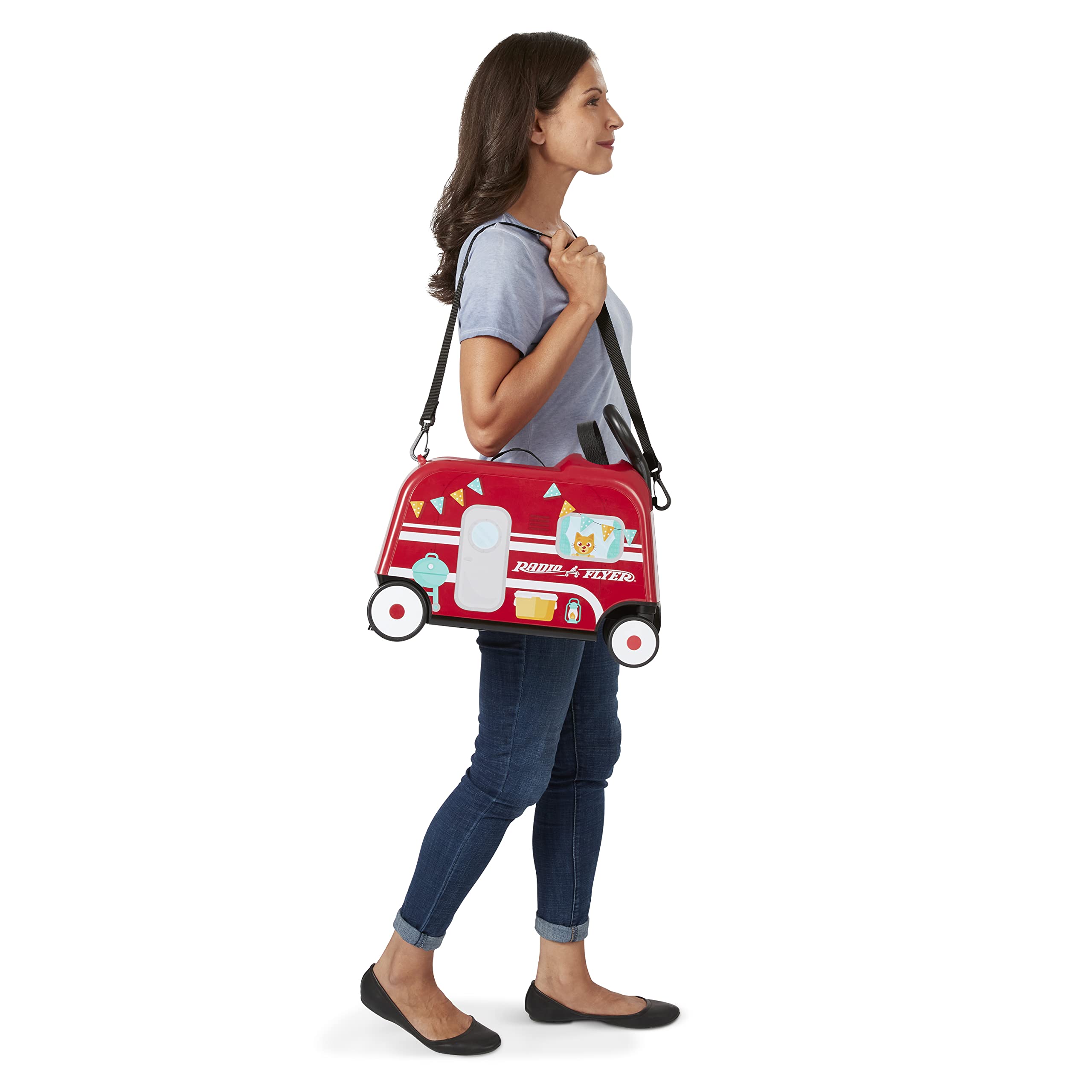 Foto 5 | Caravana Happy Traveler 3 En 1 Ride On Toy Radio Flyer - Venta Internacional.