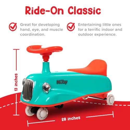 Foto 5 pulgar | Ride On Car Nuby Twist N Ride Classic Con Luces Para Niños Mayores De 3 Años - Venta Internacional.