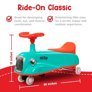Foto 4 | Ride On Car Nuby Twist N Ride Classic Con Luces Para Niños Mayores De 3 Años - Venta Internacional.