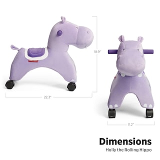 Foto 2 | Folleto De Radio Ride On Toy Holly The Rolling Hippo, De 1 A 3 Años - Venta Internacional.
