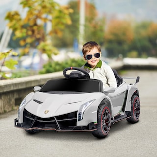 Foto 2 | Coche Eléctrico Aosom Lamborghini Veneno Para Niños De 3 A 6 Años Con Bluetooth - Venta Internacional.