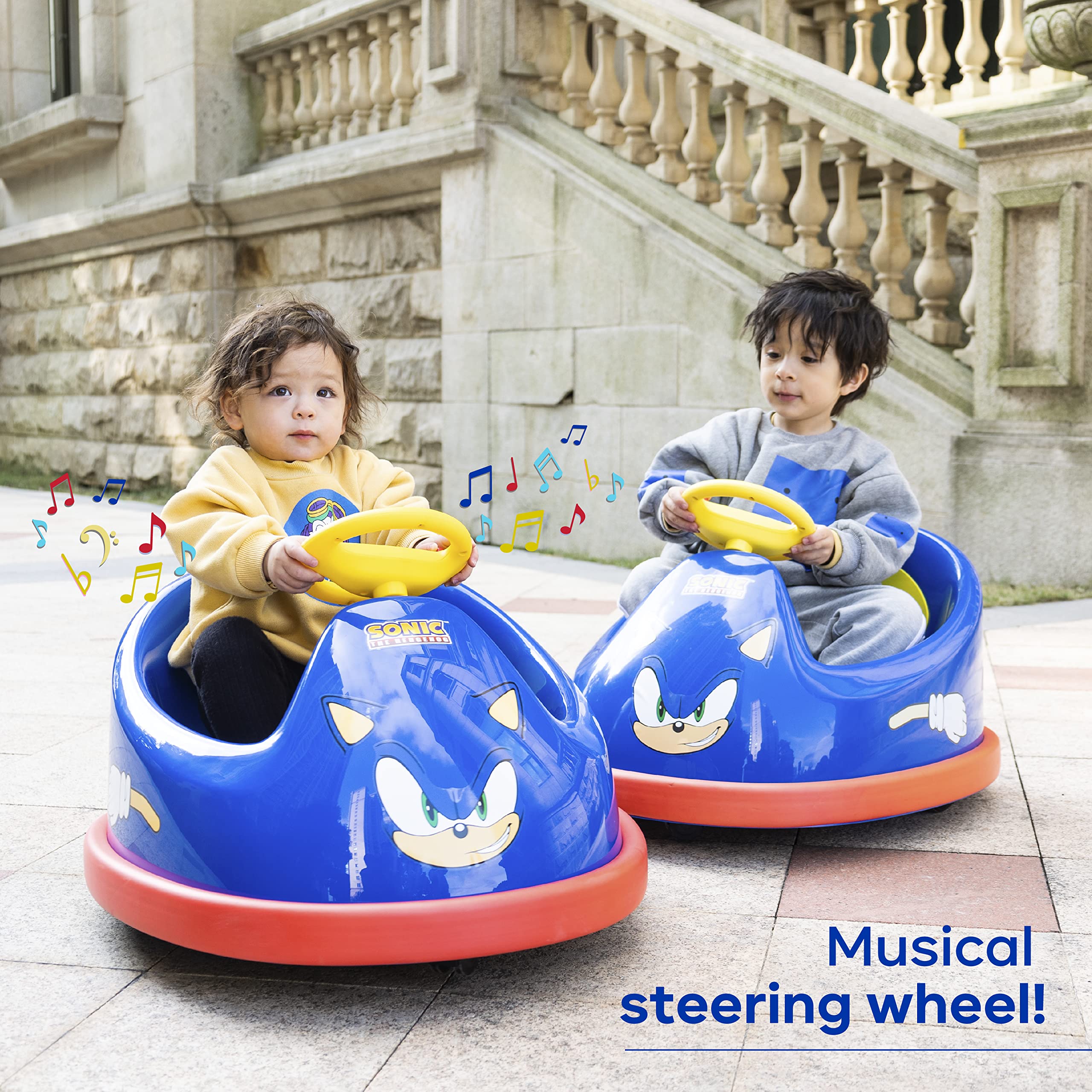 Foto 4 pulgar | Bumper Car Voyager Sonic The Hedgehog Electric 6v Kids - Venta Internacional.