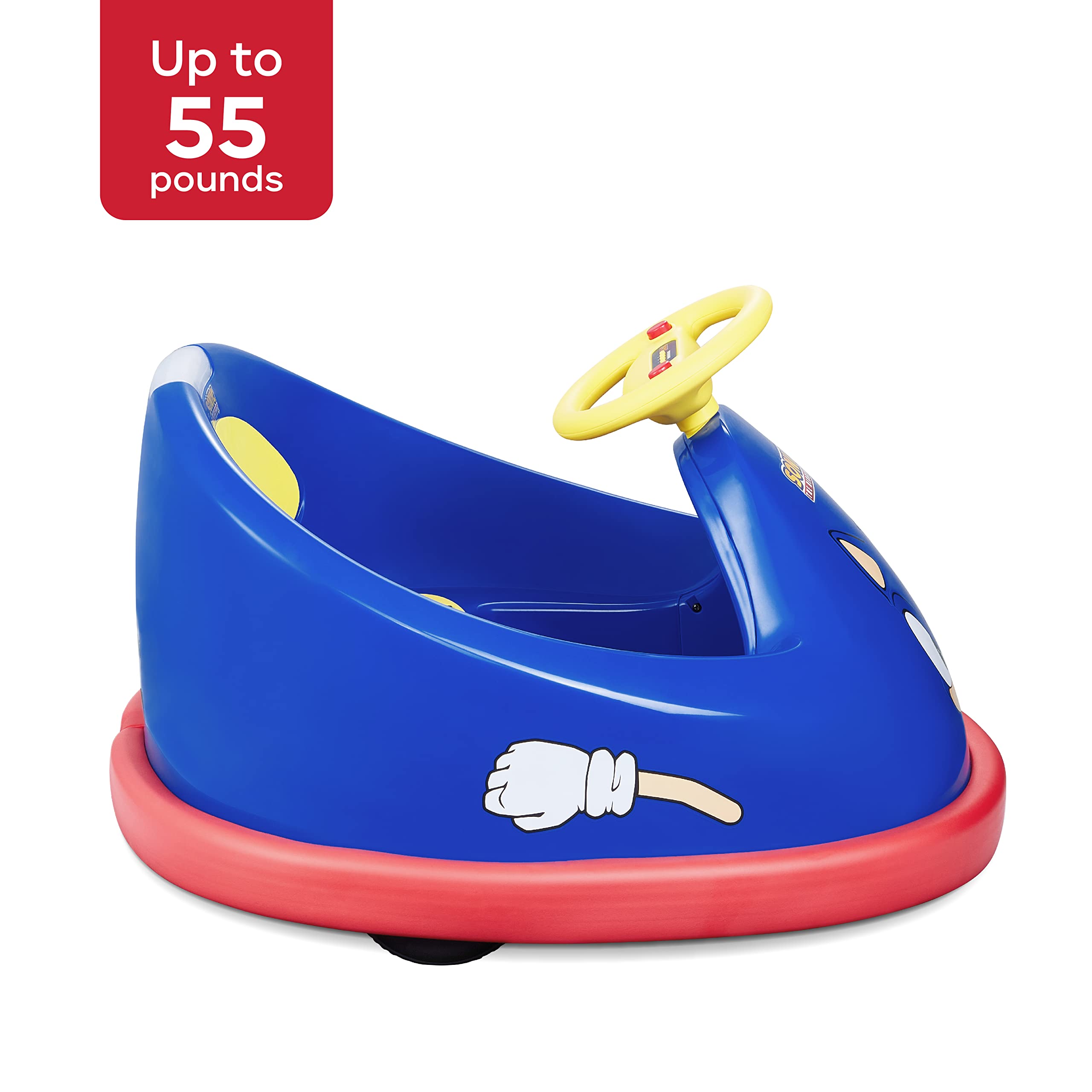 Foto 6 pulgar | Bumper Car Voyager Sonic The Hedgehog Electric 6v Kids - Venta Internacional.