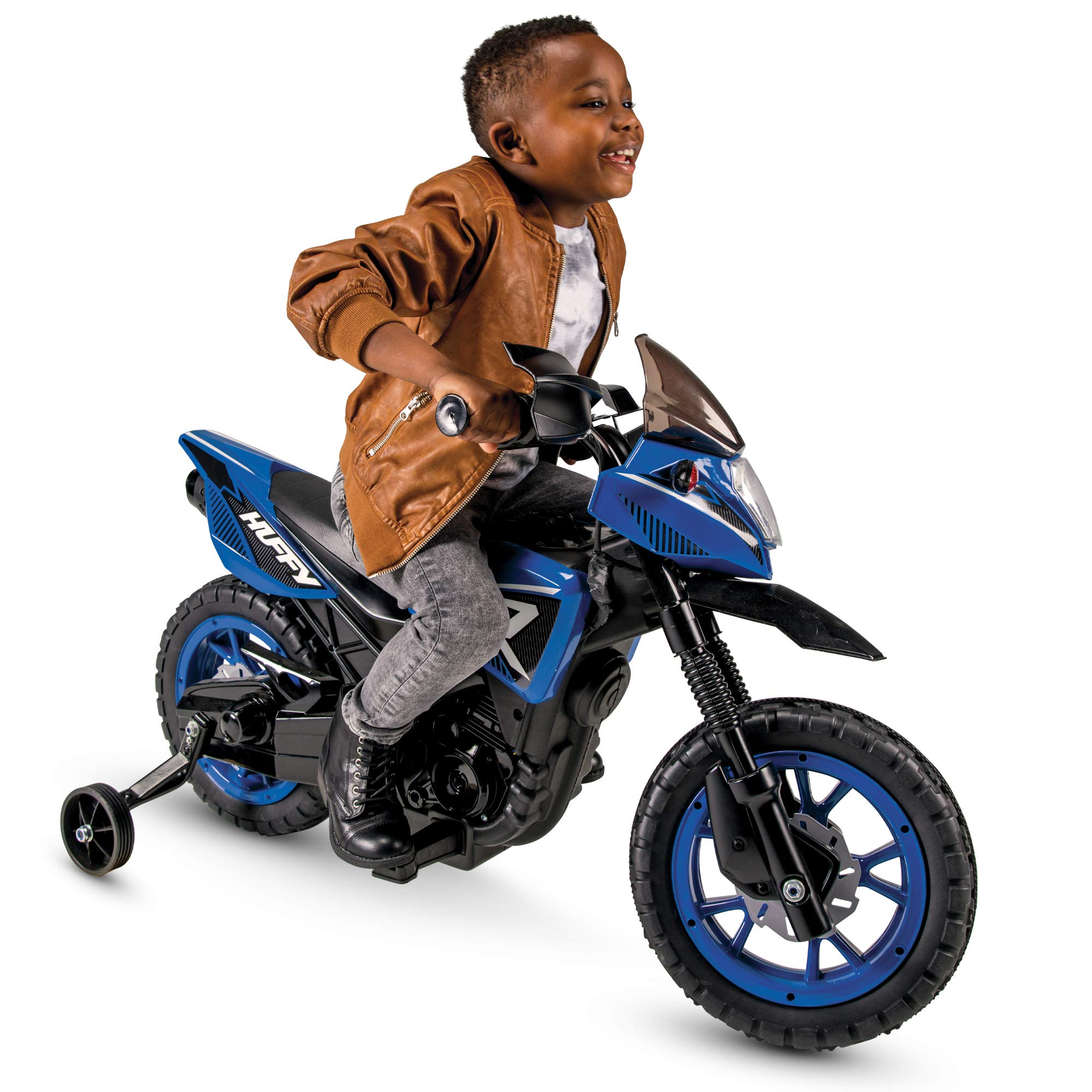 Ride On Motorcycle Huffy Blue 6v Para Niños De 2 A 5 Años Con Cargador - Venta Internacional.
