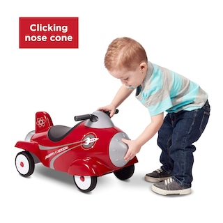 Foto 3 | Folleto Para Radio Ride On Toy, Estilo Retro Rocket, 12 A 36 Meses, Color Rojo - Venta Internacional.