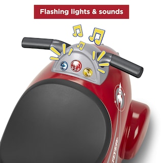 Foto 4 | Folleto Para Radio Ride On Toy, Estilo Retro Rocket, 12 A 36 Meses, Color Rojo - Venta Internacional.