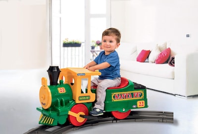 Foto 2 | Ride On Train Peg Perego Santa Fe De 18 A 36 Meses Con Vía - Venta Internacional.