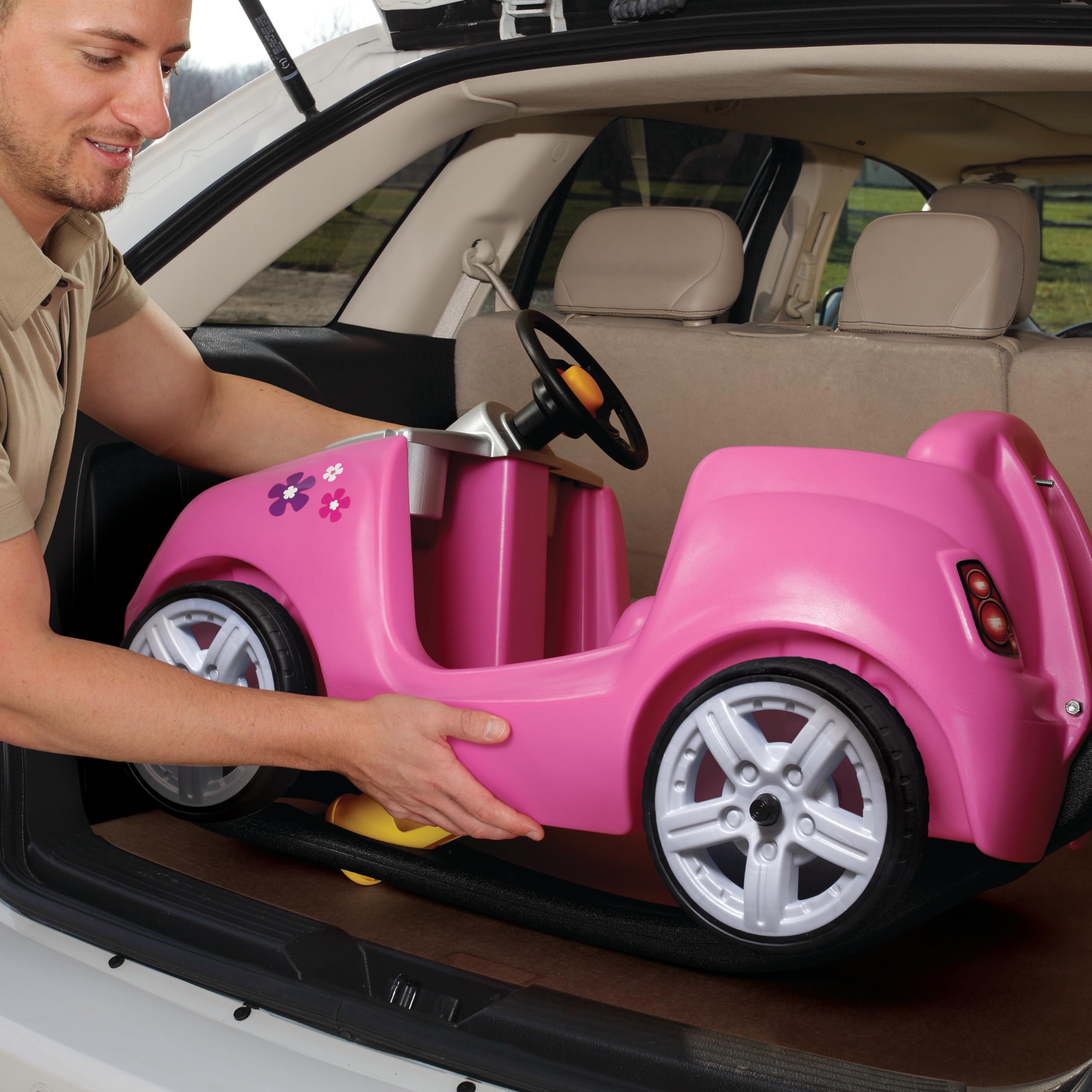 Foto 6 pulgar | Push Car Step2 Whisper Ride Ii Para Niños, Color Rosa De 1,5 A 4 Años - Venta Internacional.