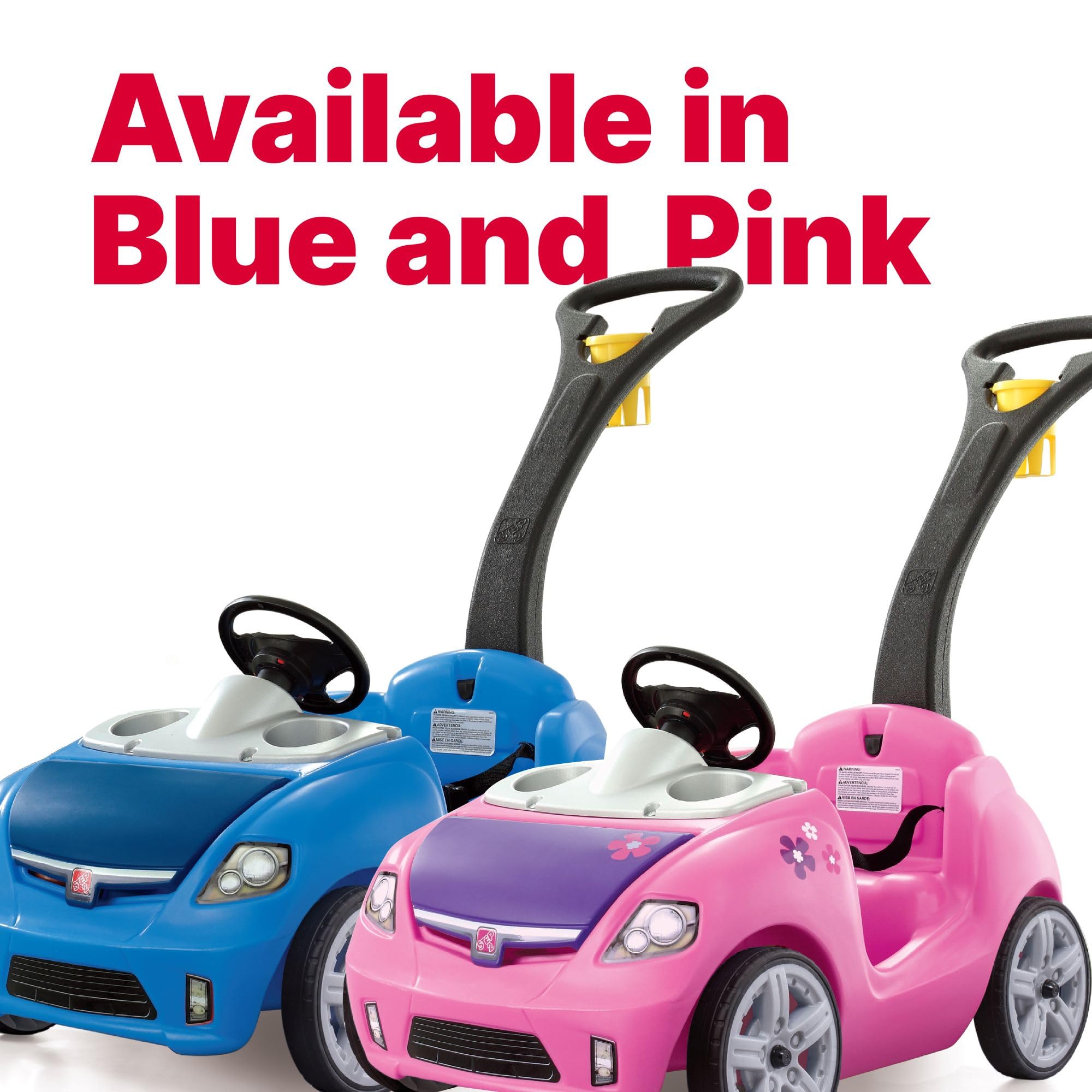 Foto 7 | Push Car Step2 Whisper Ride Ii Para Niños, Color Rosa De 1,5 A 4 Años - Venta Internacional.