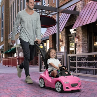 Foto 3 | Push Car Step2 Whisper Ride Cruiser Para Niños De 18 A 48 Meses, Rosa - Venta Internacional.