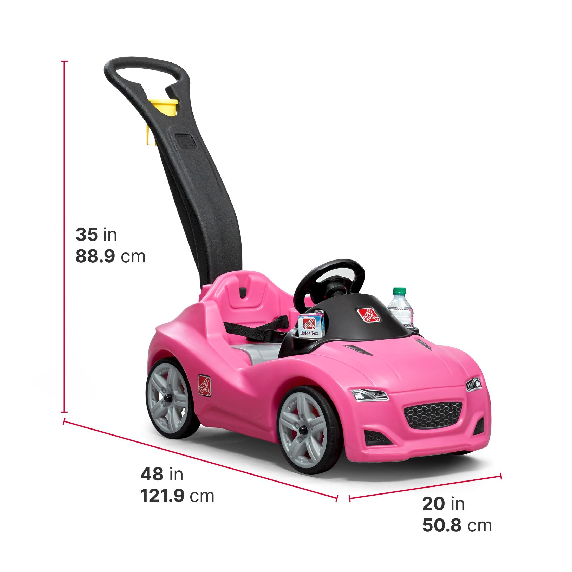 Foto 7 pulgar | Push Car Step2 Whisper Ride Cruiser Para Niños De 18 A 48 Meses, Rosa - Venta Internacional.