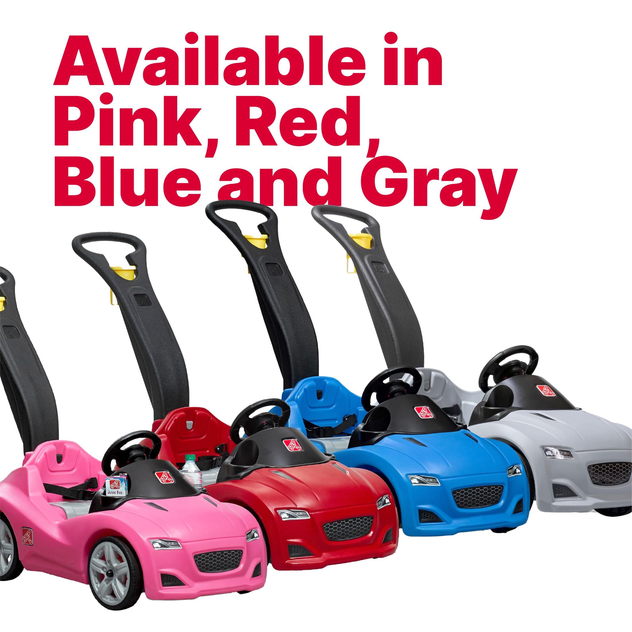 Foto 7 | Push Car Step2 Whisper Ride Cruiser Para Niños De 18 A 48 Meses, Rosa - Venta Internacional.