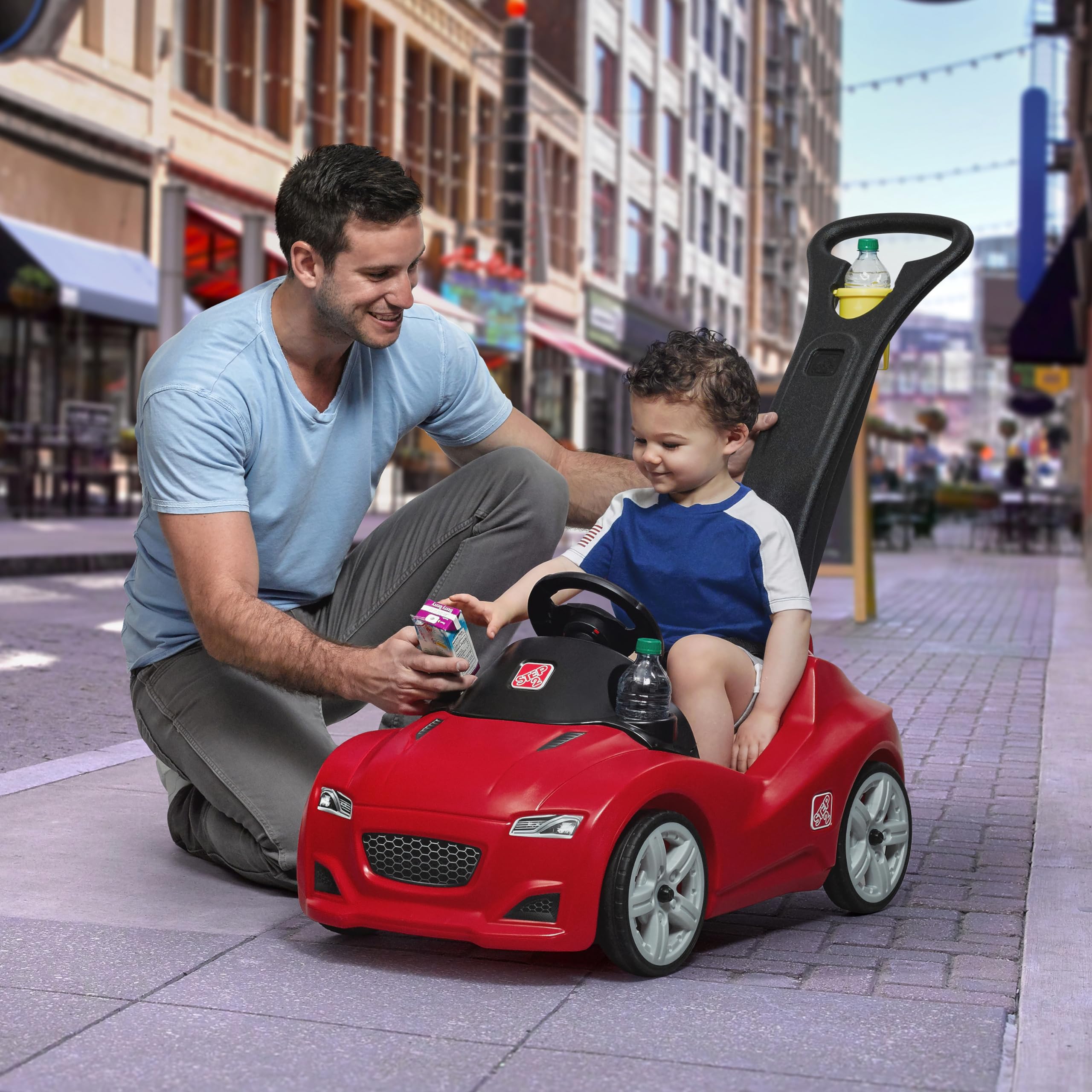 Foto 4 pulgar | Push Car Step2 Whisper Ride Cruiser Para Niños De 18 A 48 Meses, Rojo - Venta Internacional.