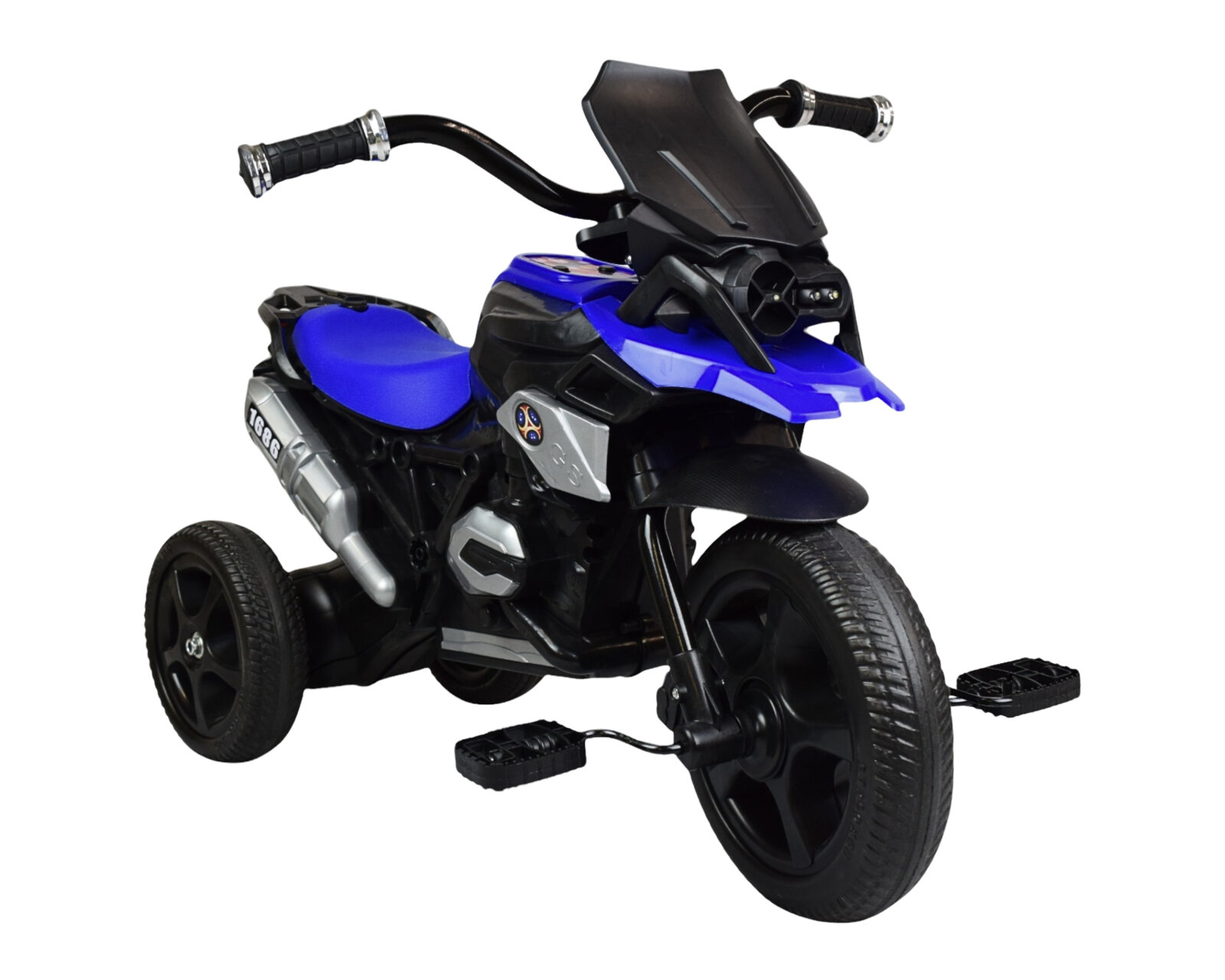 Foto 1 | Triciclo de Moto con Luz y Sonido Azul