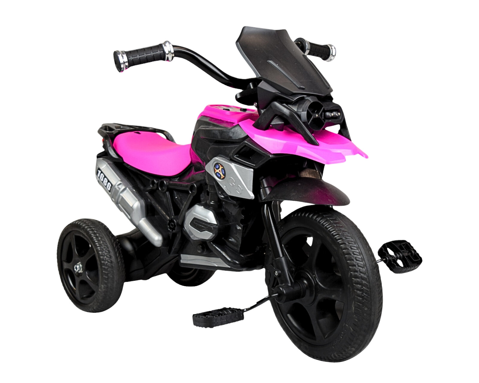 Foto 1 | Triciclo de Moto con Luz y Sonido Rosa