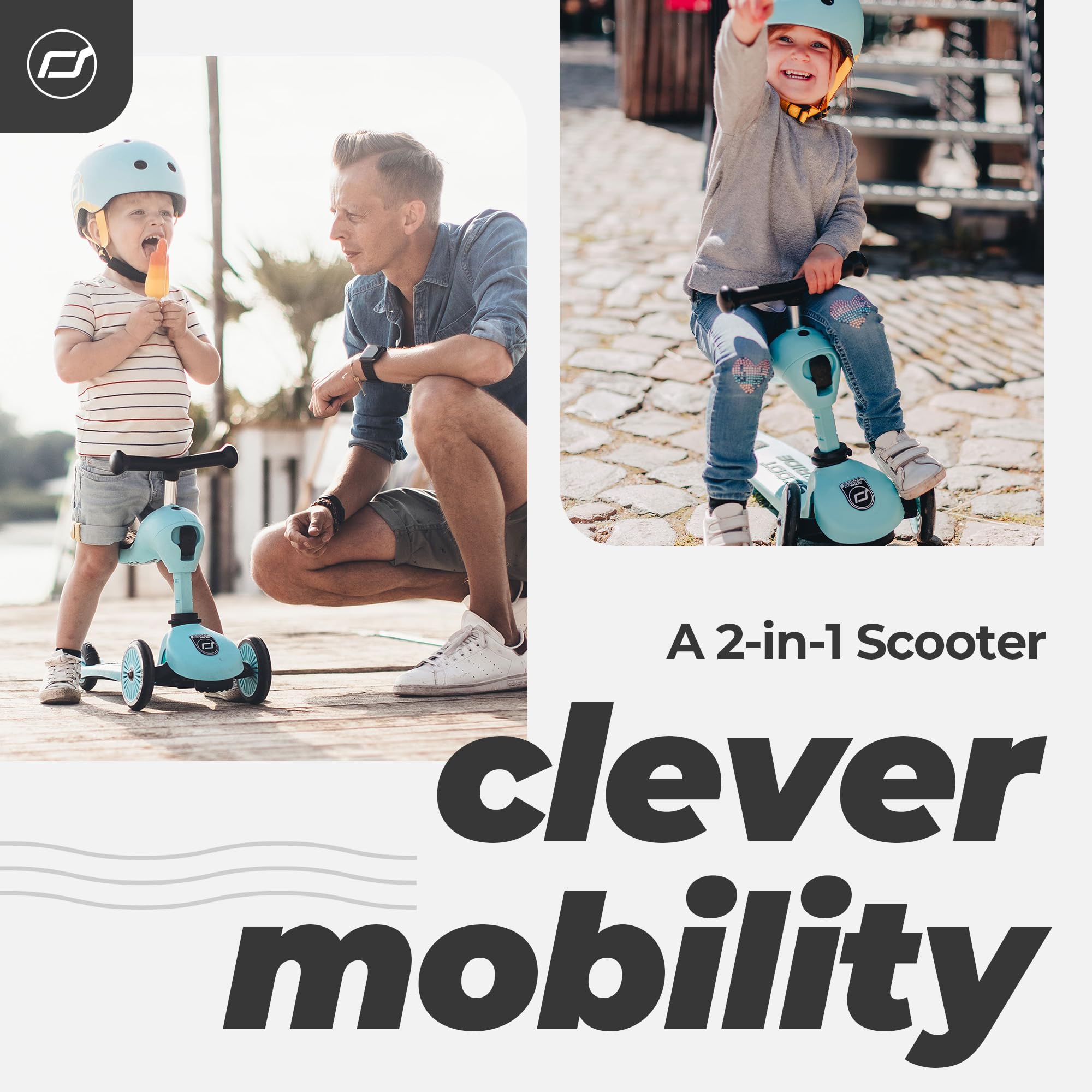 Foto 3 pulgar | Patinete Scoot & Ride Highwaykick 1 Para Niños De 1 A 5 Años, Azul - Venta Internacional.