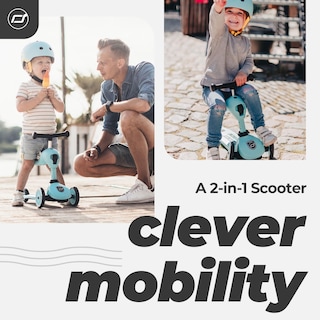 Foto 2 | Patinete Scoot & Ride Highwaykick 1 Para Niños De 1 A 5 Años, Azul - Venta Internacional.