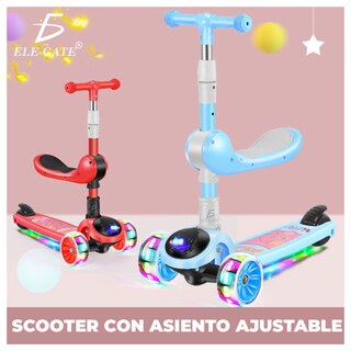 Foto 8 | Scooter Infantil Elegate Montable con Luces Led Rosa