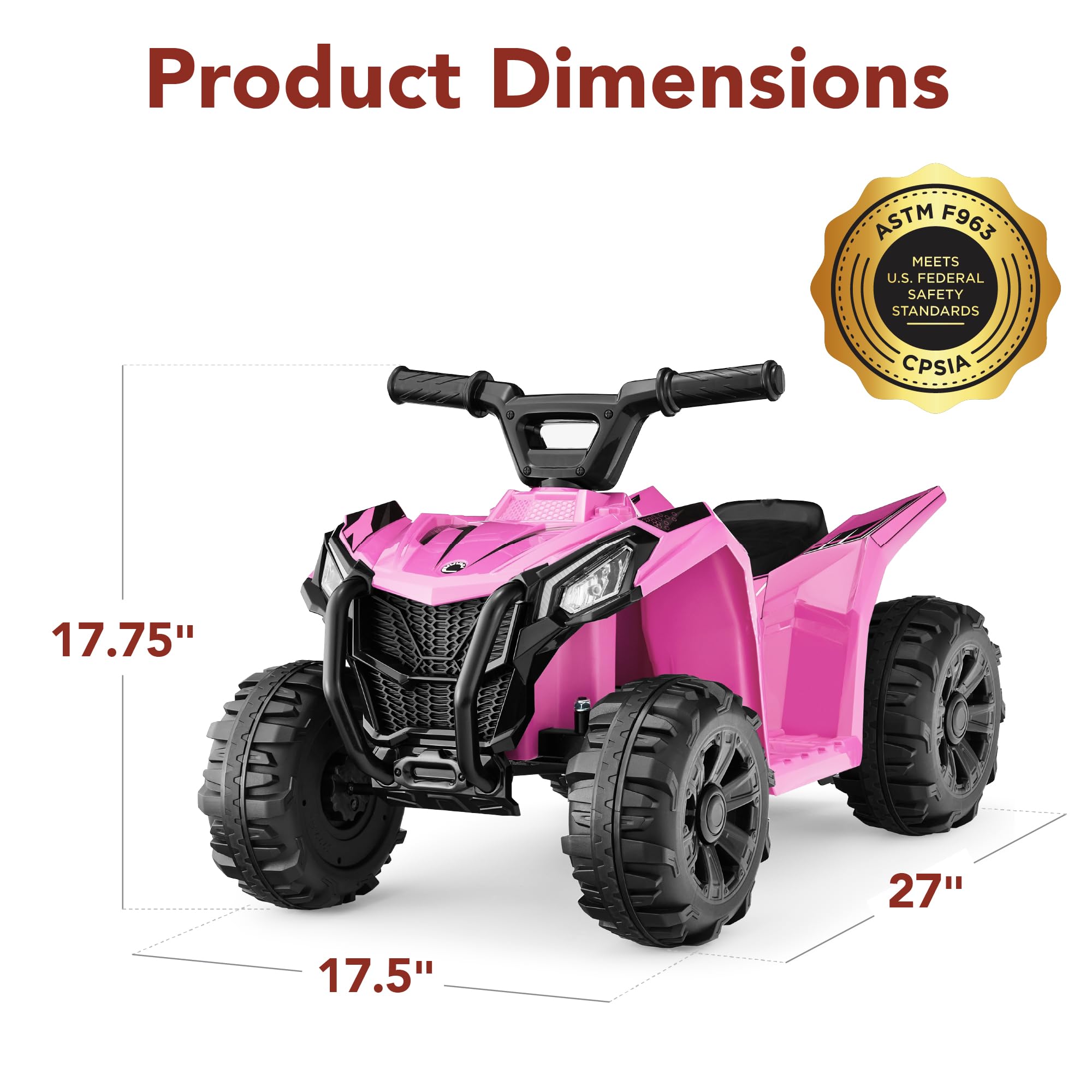 Foto 7 | Ride-on Toy Best Choice Products, Cuatrimoto, 6 V, 4 Ruedas, Para Niños - Venta Internacional.