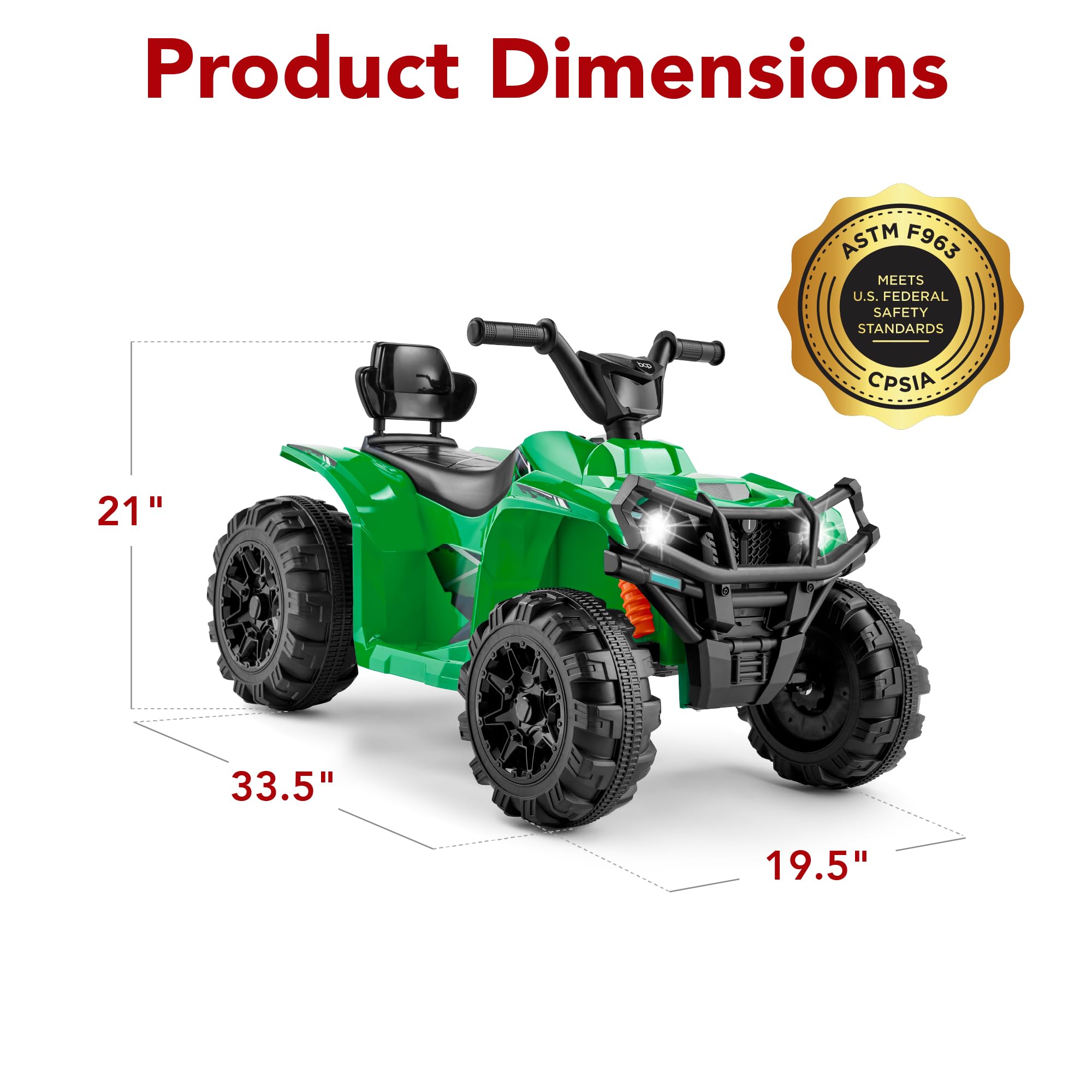 Foto 7 | Atv Eléctrico Best Choice Products 12 V Para Niños De 3 A 6 Años Kelly G - Venta Internacional.