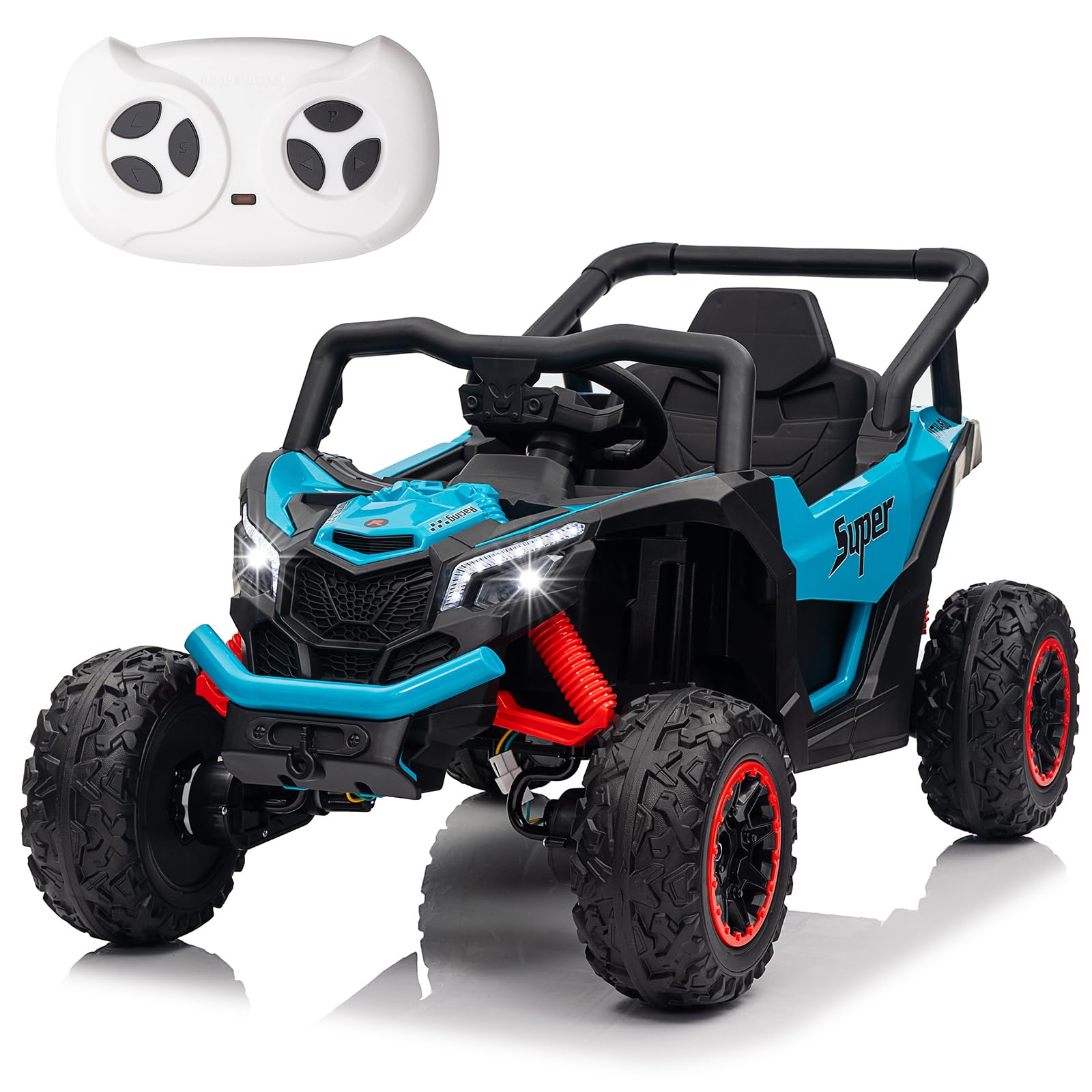 Foto 2 pulgar | Ride On Car Finito 4wd 24 V Para Niños Con Mando A Distancia, Color Azul - Venta Internacional.