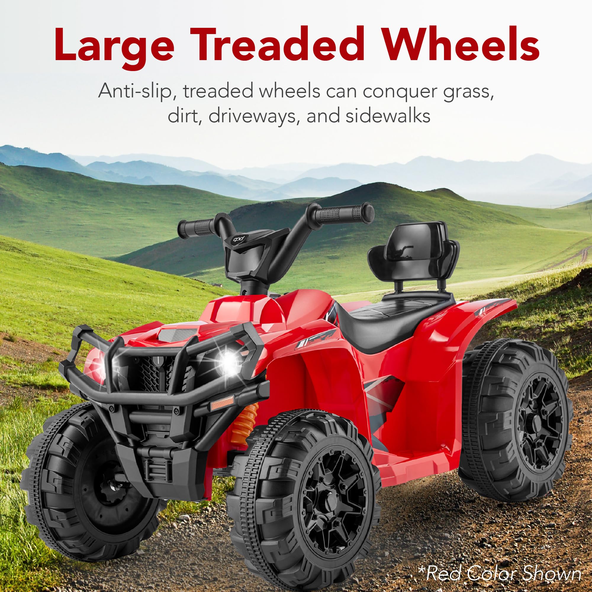 Foto 2 | Atv Eléctrico Best Choice Products 12 V Para Niños De 3 A 6 Años, Gris - Venta Internacional.