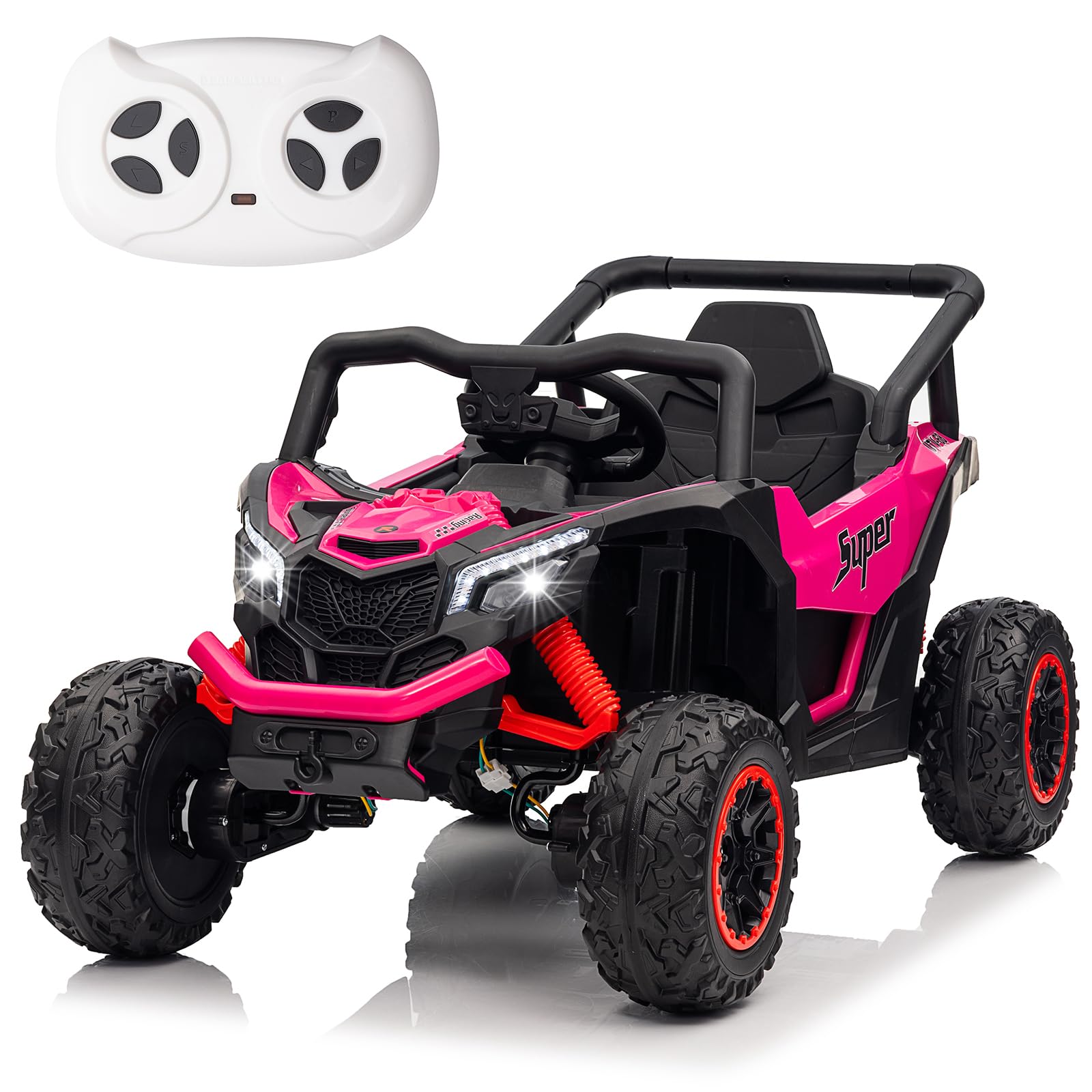 Foto 2 pulgar | Ride On Car Finito 4wd 24 V Para Niños Con Mando A Distancia, Color Rosa - Venta Internacional.