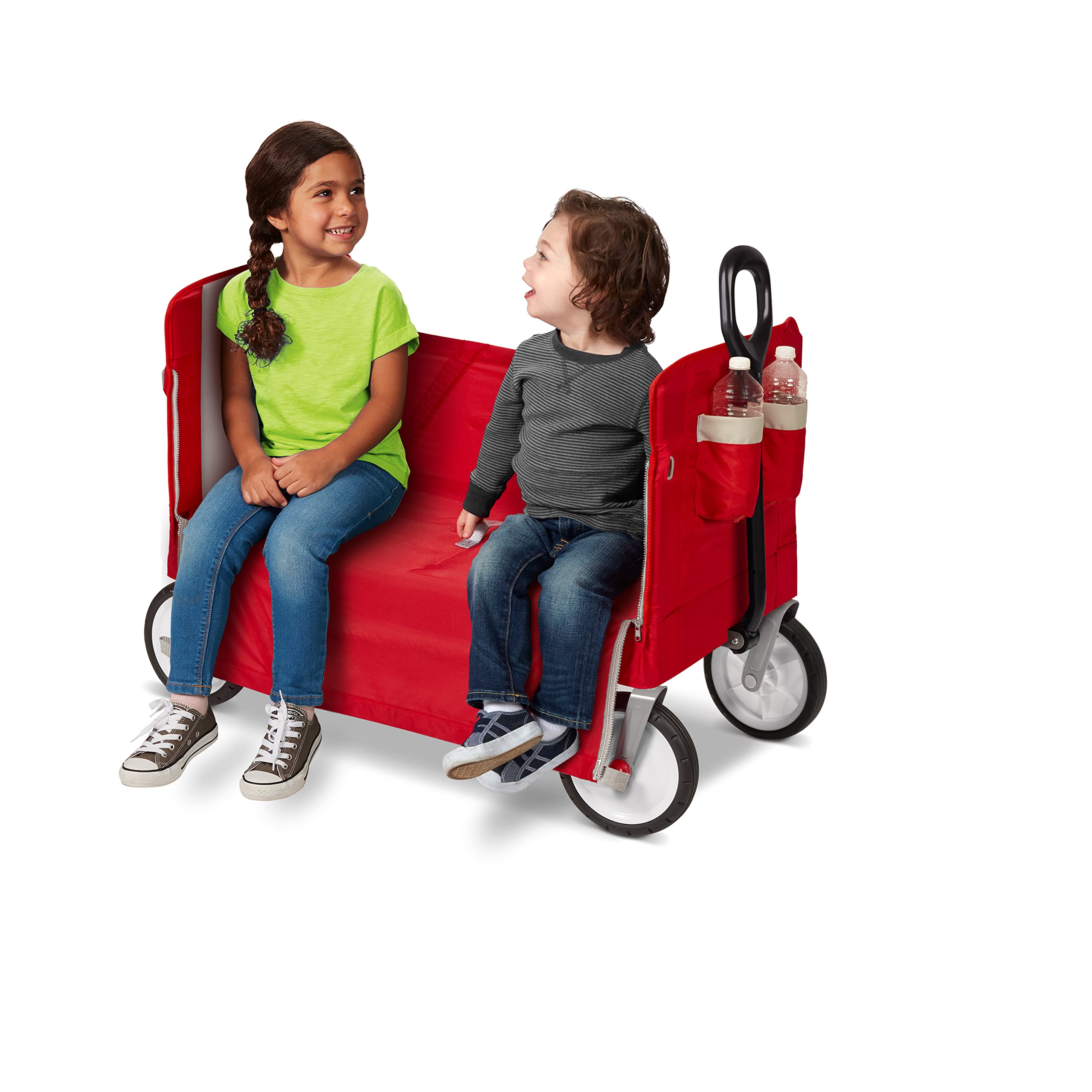 Foto 7 pulgar | Radio Flyer Plegable Wagon 3 En 1 Ez Plegable Para Niños, Color Rojo - Venta Internacional.