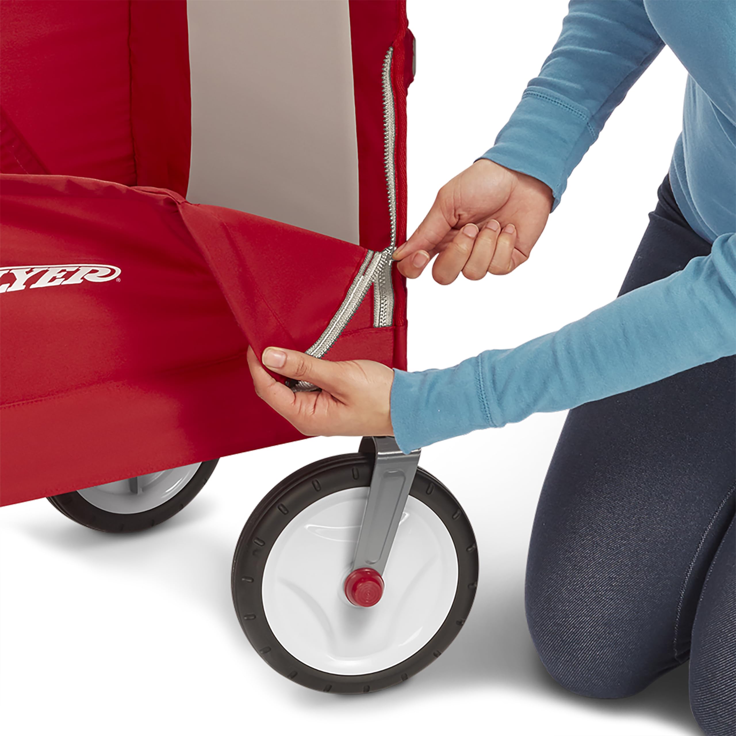 Foto 8 pulgar | Radio Flyer Plegable Wagon 3 En 1 Ez Plegable Para Niños, Color Rojo - Venta Internacional.