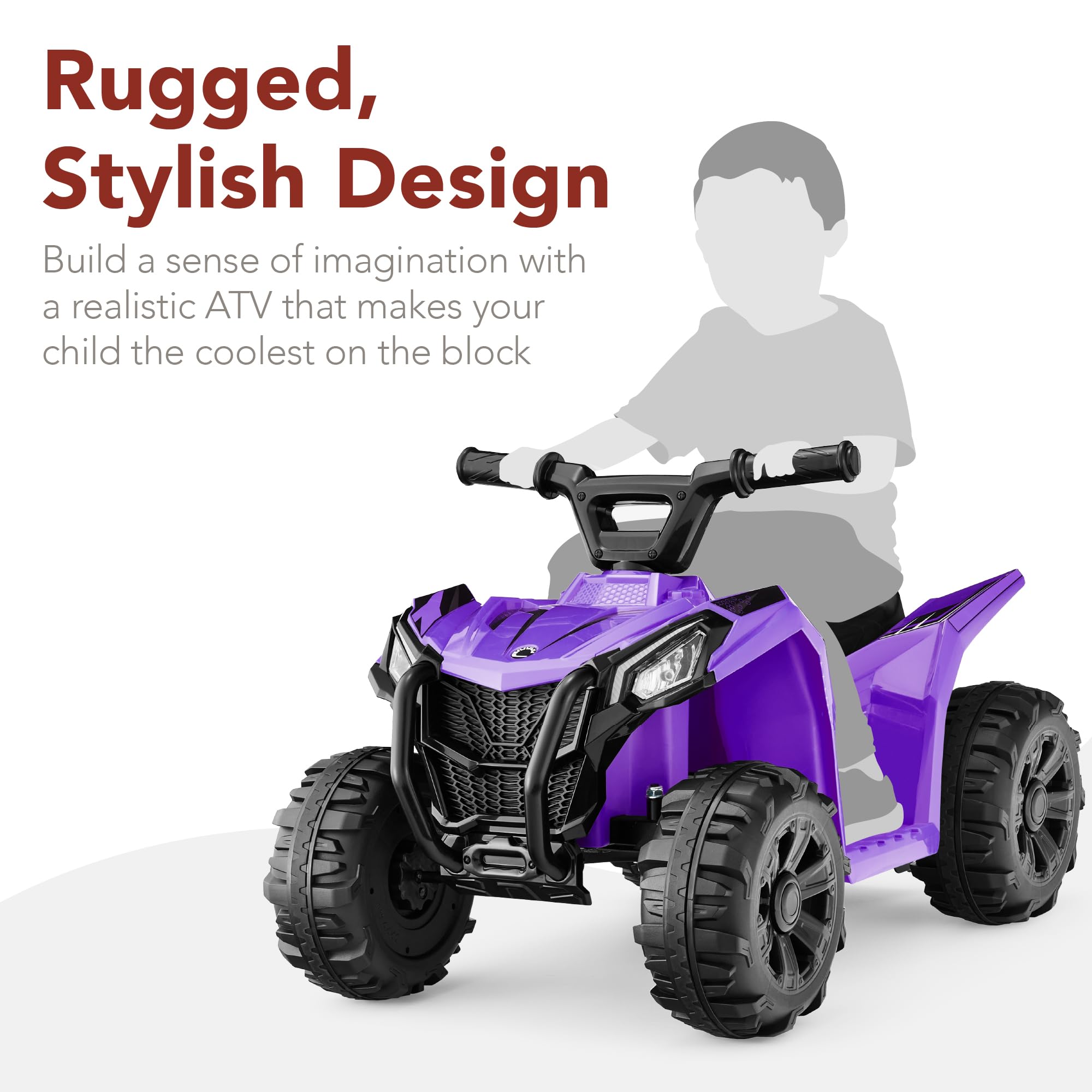 Foto 4 pulgar | Cuatrimoto Ride-on Toy Best Choice Products 6 V 4 Ruedas para Niños - Venta Internacional