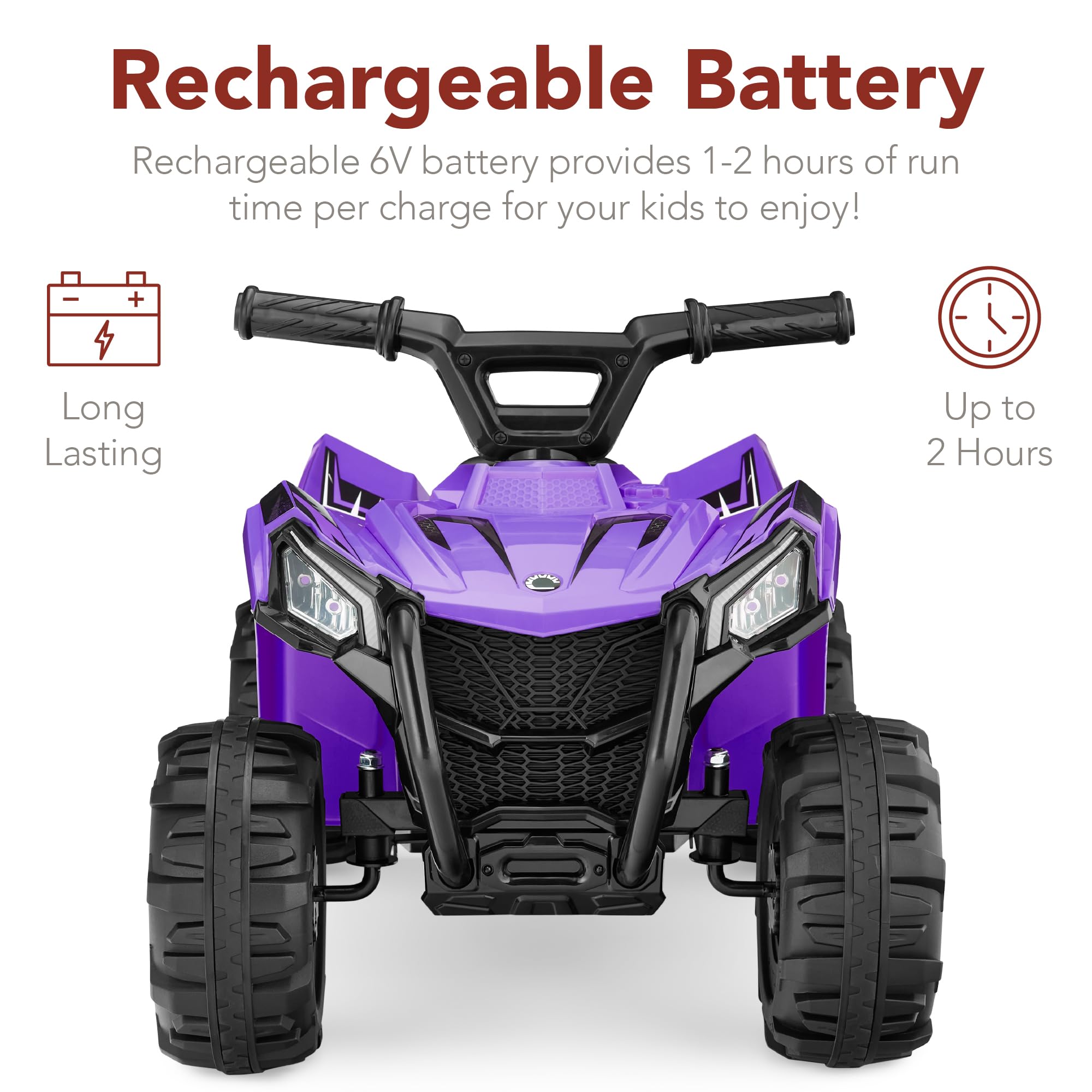 Foto 5 pulgar | Cuatrimoto Ride-on Toy Best Choice Products 6 V 4 Ruedas para Niños - Venta Internacional