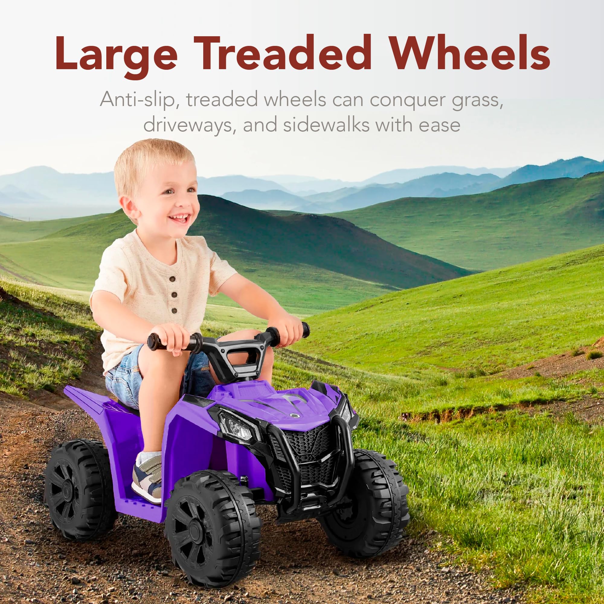 Foto 6 pulgar | Cuatrimoto Ride-on Toy Best Choice Products 6 V 4 Ruedas para Niños - Venta Internacional