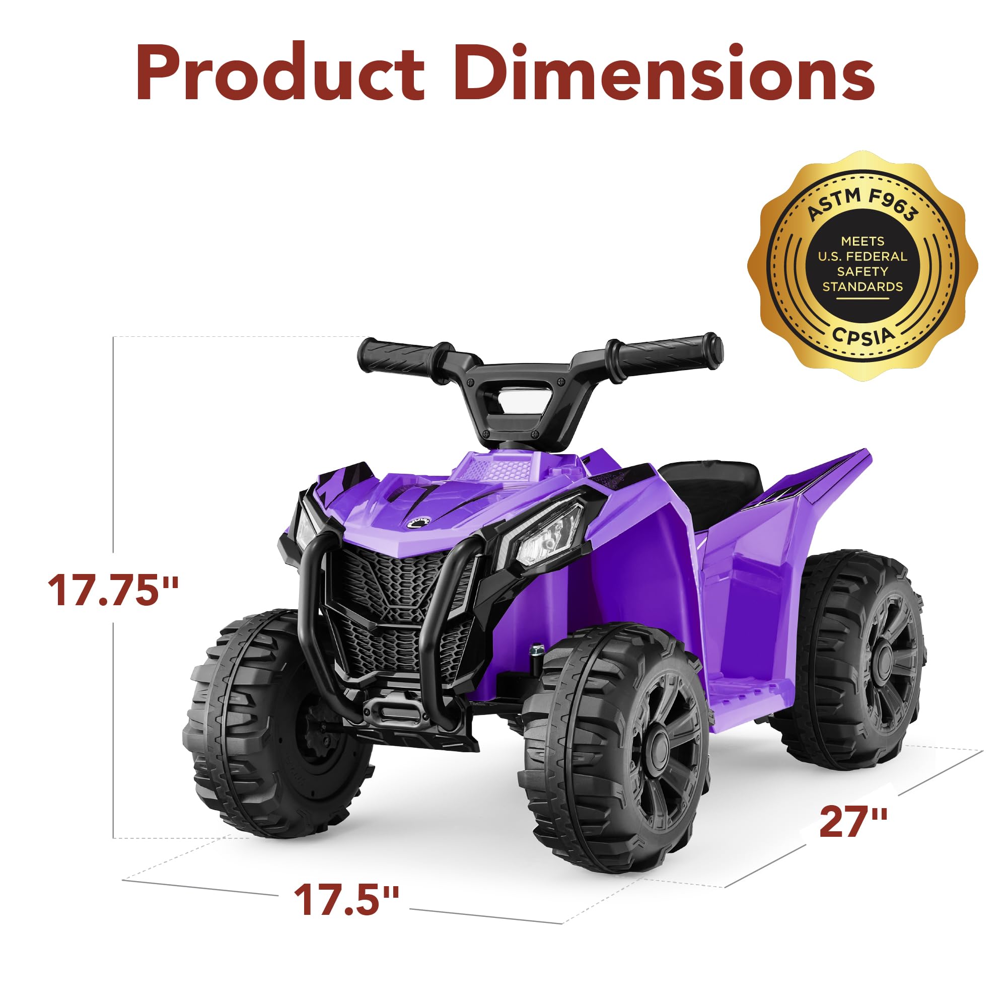 Foto 8 pulgar | Cuatrimoto Ride-on Toy Best Choice Products 6 V 4 Ruedas para Niños - Venta Internacional