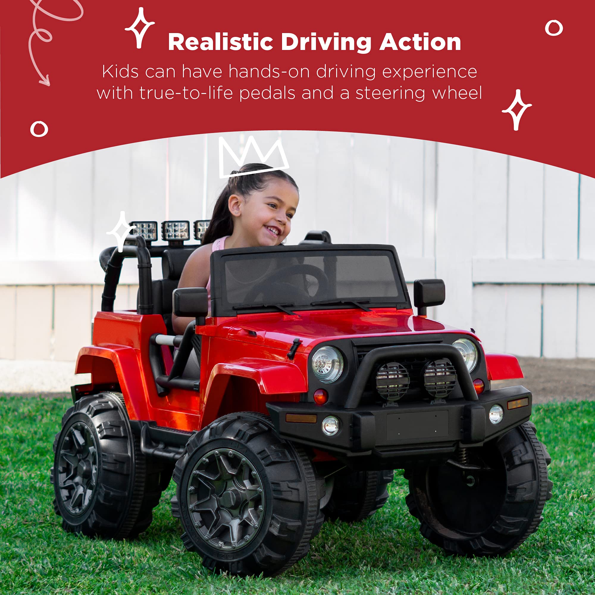 Foto 3 pulgar | Ride On Truck Best Choice Products Kids 12 V Con Mando A Distancia - Venta Internacional.