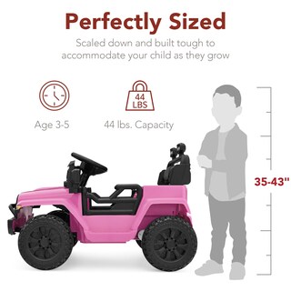 Foto 2 | Minicamión Ride On Toy Best Choice Products 6 V Rosa para Niños - Venta Internacional