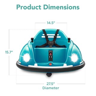 Foto 7 | Coche Eléctrico Ride On Bumpin Bumper Best Choice 6 V Azul para Niños - Venta Internacional