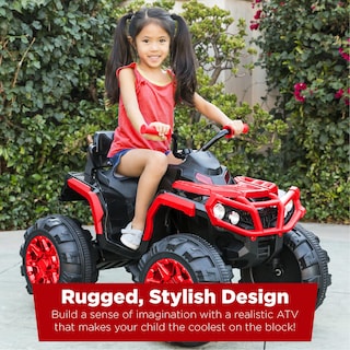 Foto 2 | Atv Eléctrico Best Choice 12 V con Bluetooth Rojo para Niños - Venta Internacional