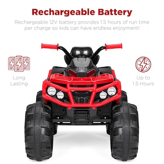 Foto 6 | Atv Eléctrico Best Choice 12 V con Bluetooth Rojo para Niños - Venta Internacional