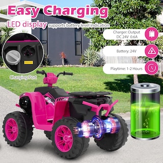 Foto 6 | Atv Eléctrico Costzon Para Niños De 3 A 8 Años, 24 V Con Música Y Luces - Venta Internacional.