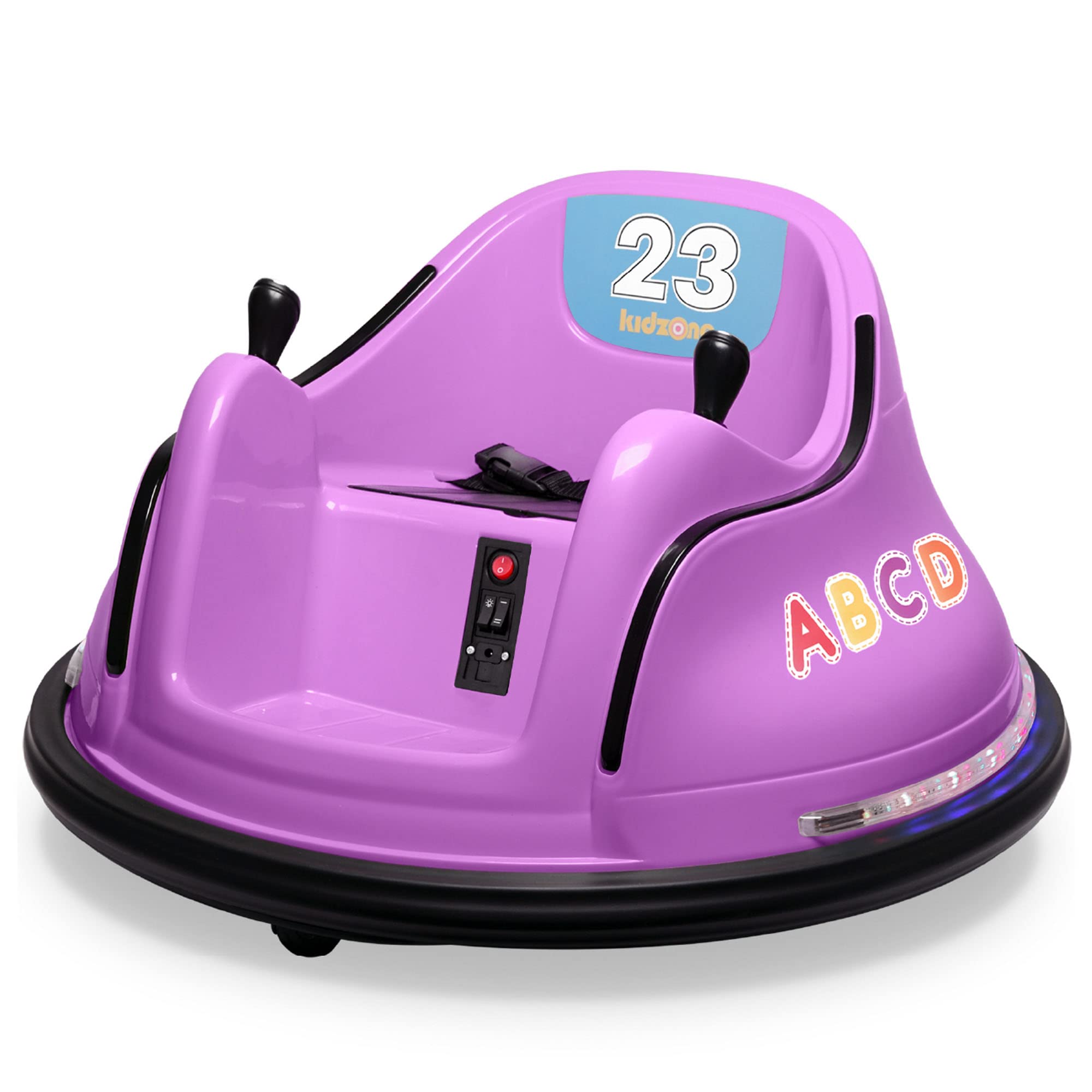 Coche Eléctrico Ride On Bumper Kidzone de 12 V Y 2 Velocidades para Niños de 1,5 A 6 - Venta Internacional