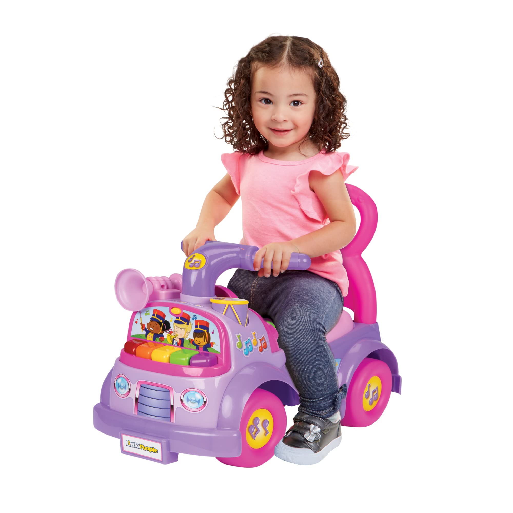 Foto 2 pulgar | Desfile Musical Ride-on Fisher-price Little People, Morado - Venta Internacional.