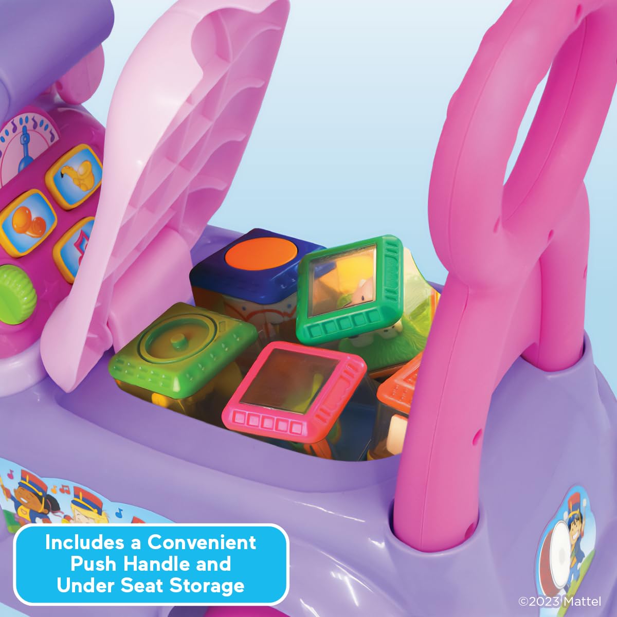 Foto 4 pulgar | Desfile Musical Ride-on Fisher-price Little People, Morado - Venta Internacional.