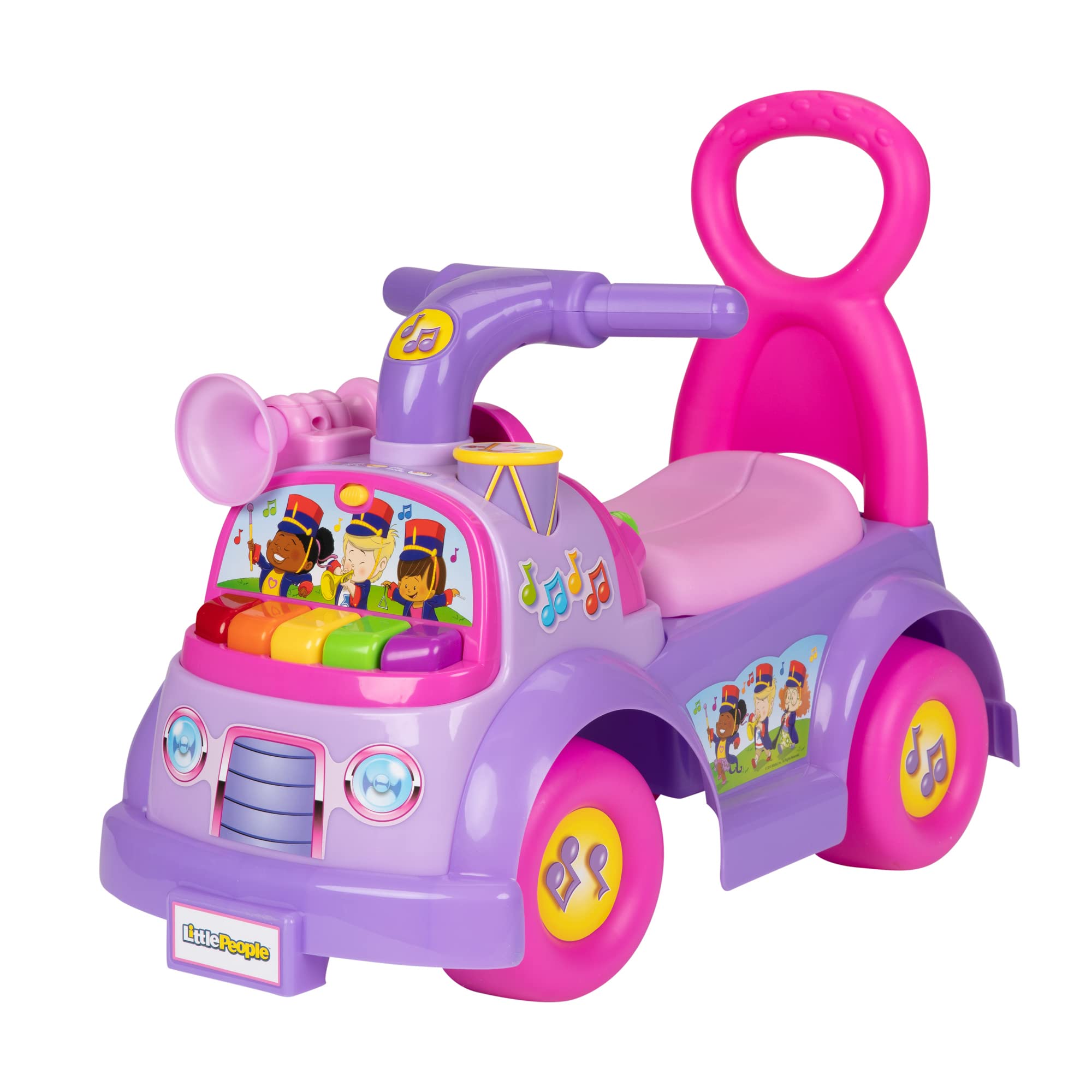 Foto 7 pulgar | Desfile Musical Ride-on Fisher-price Little People, Morado - Venta Internacional.