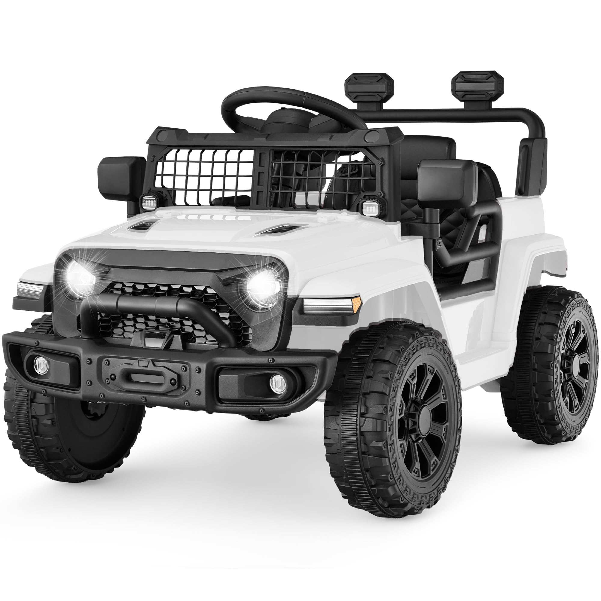 Foto 1 | Minicamión Ride On Toy Best Choice Products Para Niños, 6 V, Blanco - Venta Internacional.