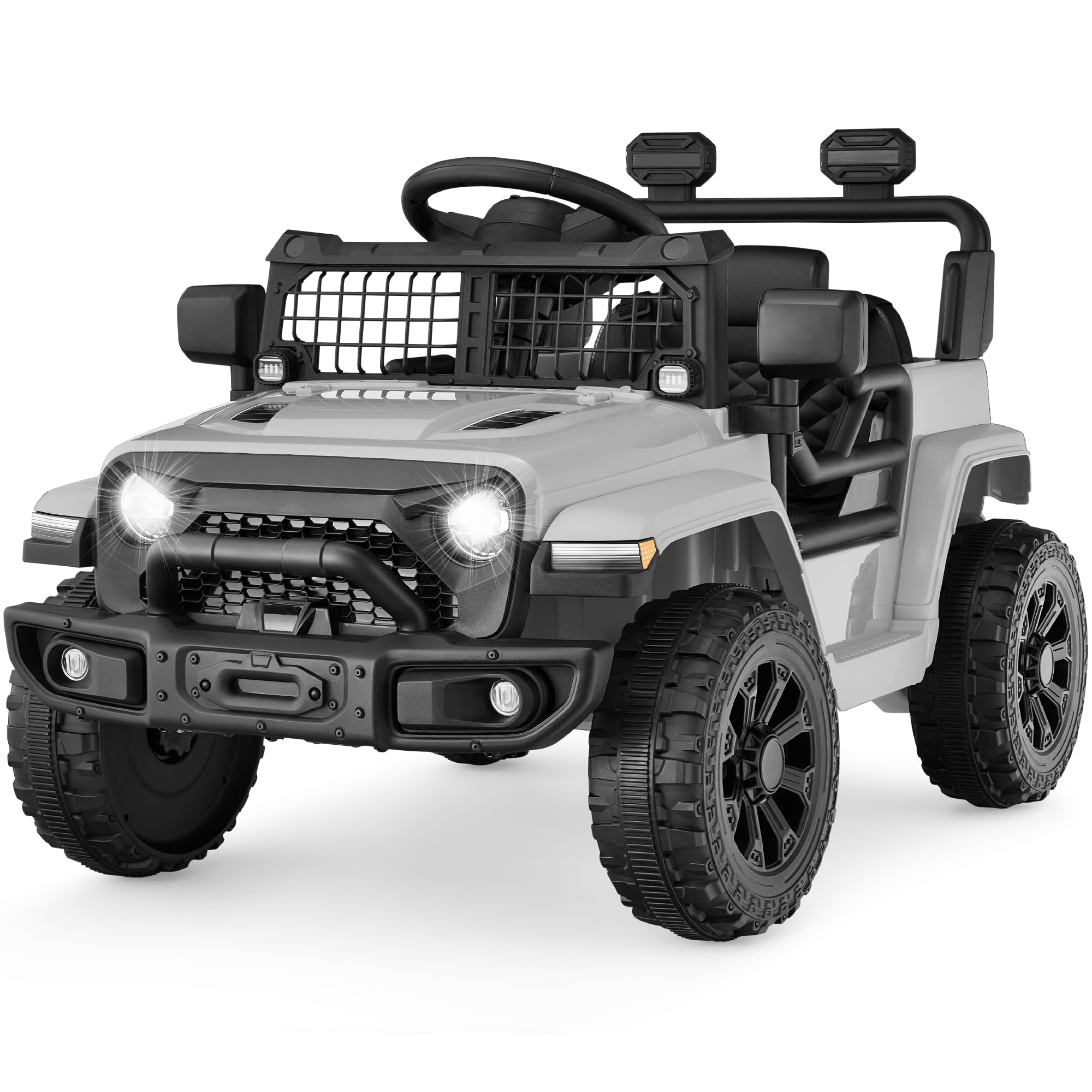 Foto 1 | Minicamión Ride On Toy Best Choice Products Para Niños, 6 V, Gris Claro - Venta Internacional.