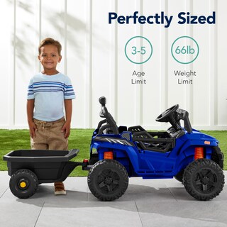 Foto 5 | Coche Eléctrico Ride On Utv Best Choice Para Niños Con Remolque De 12 V - Venta Internacional.