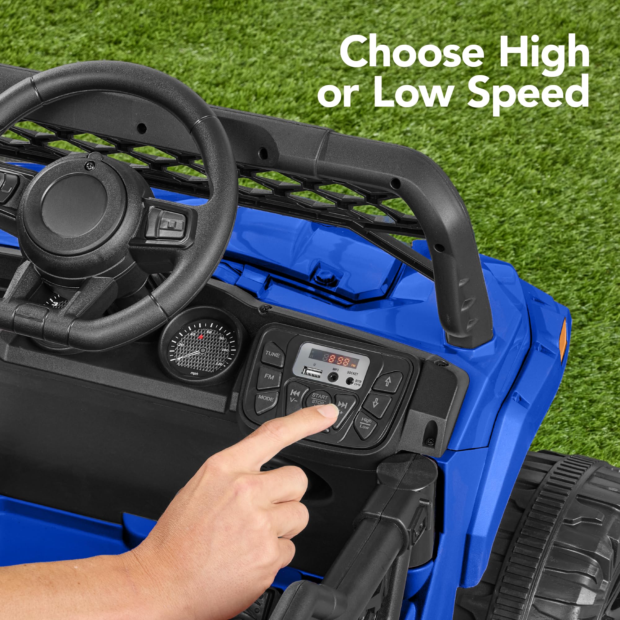 Foto 7 | Coche Eléctrico Ride On Utv Best Choice Para Niños Con Remolque De 12 V - Venta Internacional.
