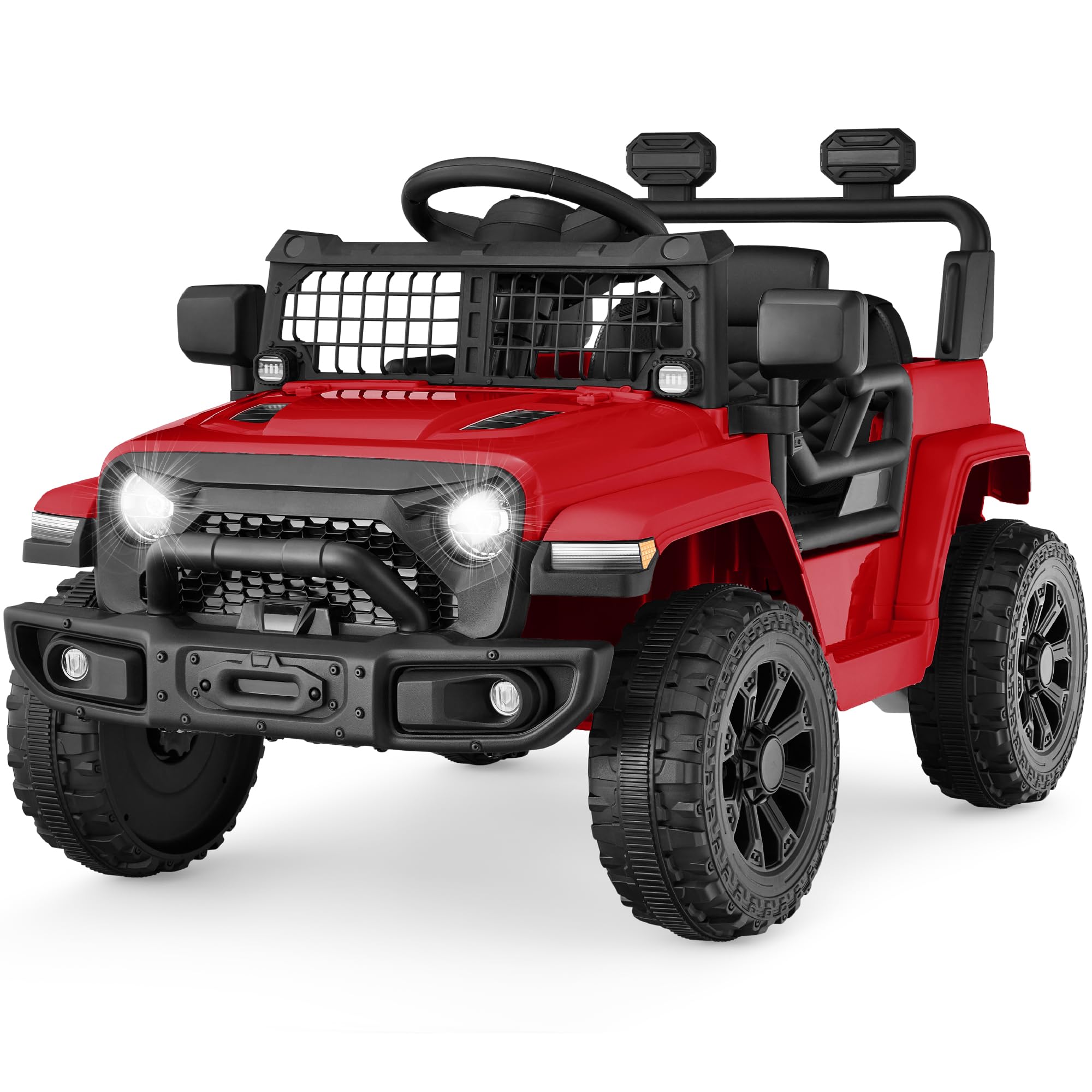 Minicamión Ride On Toy Best Choice Products Para Niños, 6 V, Rojo - Venta Internacional.